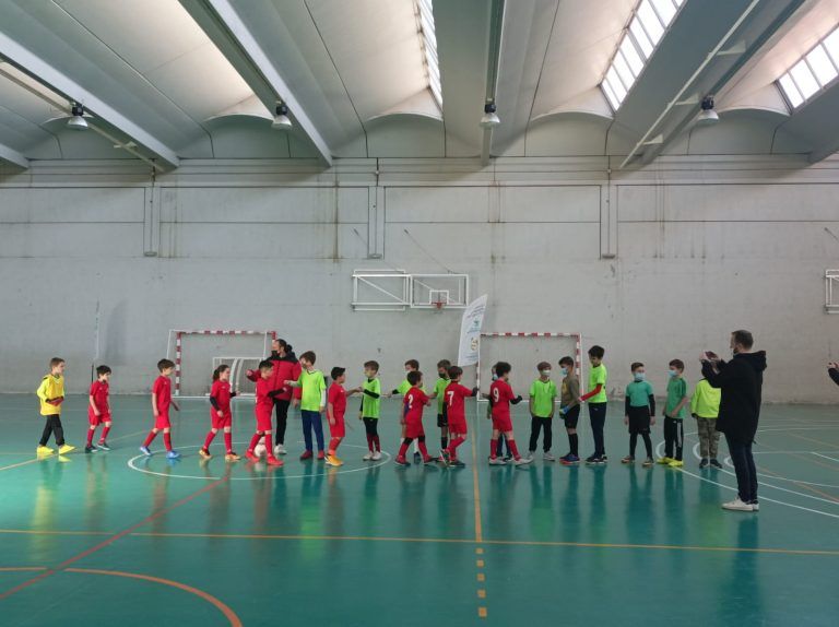 Fase final de la Liga Comarcal del Somontano de Fútbol Sala benjamín alevín