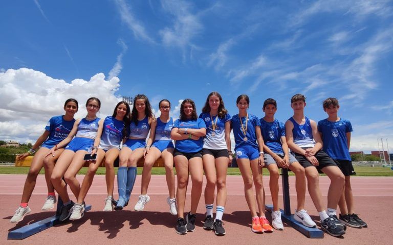 Ocho medallas para el Club Atletismo Barbastro