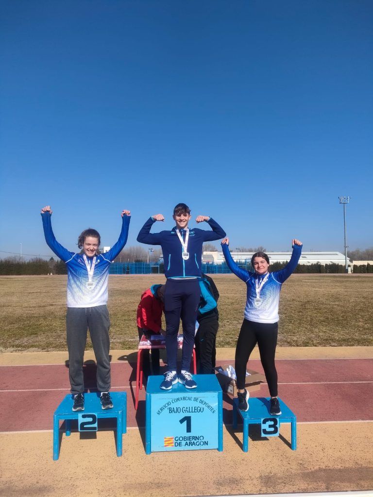 Cosecha de medallas en el Campeonato de Aragón de lanzamientos para el Club Atletismo Barbastro