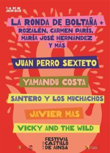33º edición del Festival Castillo de Aínsa con Rozalén, Carmen París y María José Hernández que actuarán junto a la Ronda de de Boltaña