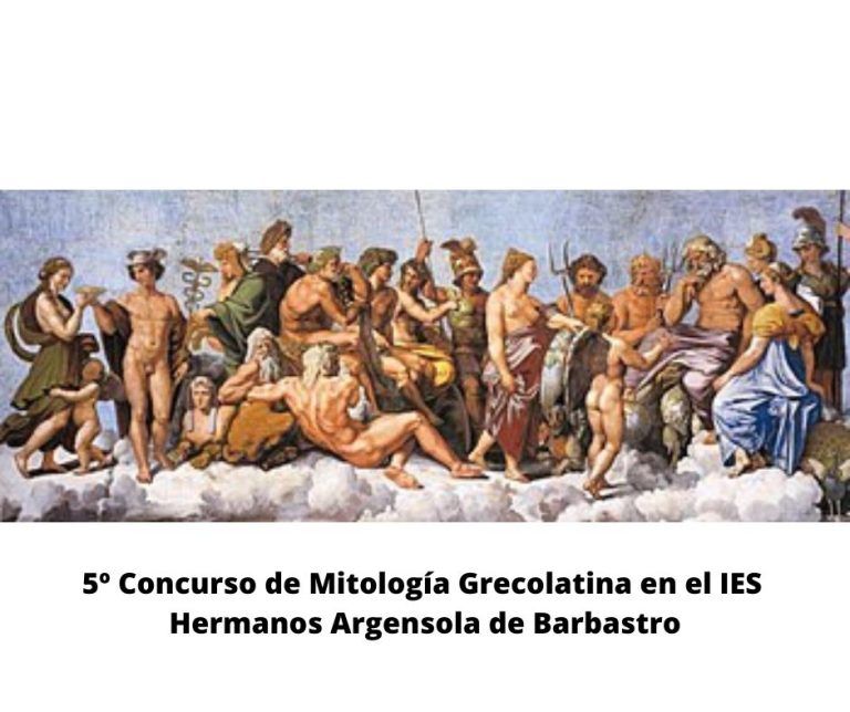 Concurso de Mitología Grecolatina en el IES Hermanos Argensola de Barbastro