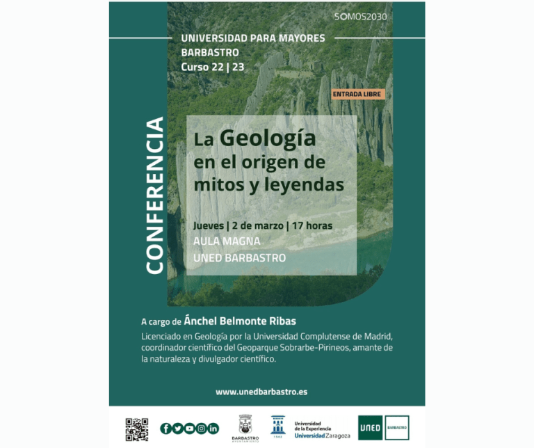 Conferencia sobre Geología en la Universidad para Mayores de Barbastro