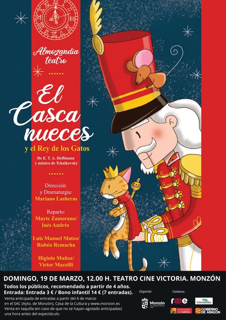 Sorteo de entradas para ‘El Cascanueces y el rey de los ratones’ en Monzón