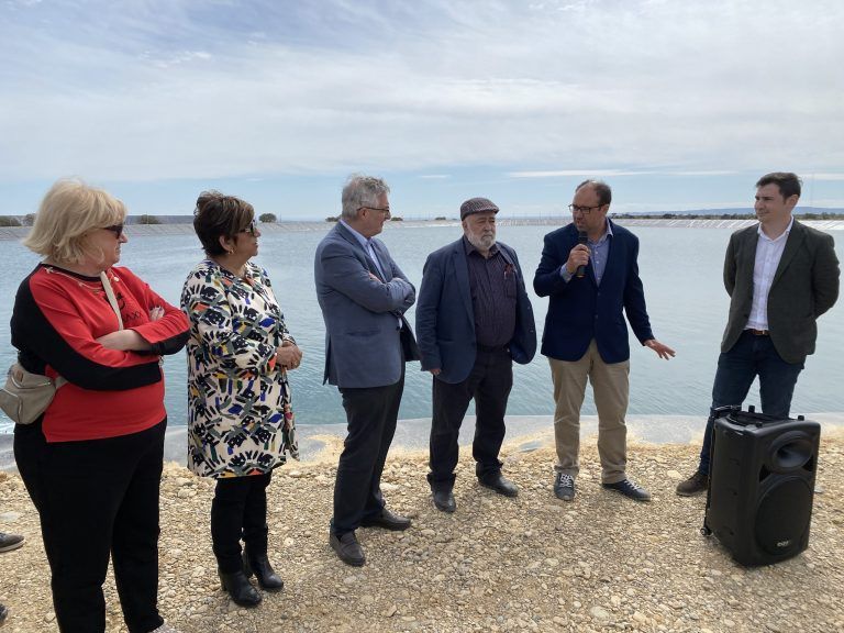 Olona inaugura las obras del nuevo regadío de El Tormillo tras desbloquear un proyecto reivindicado por tres generaciones distintas