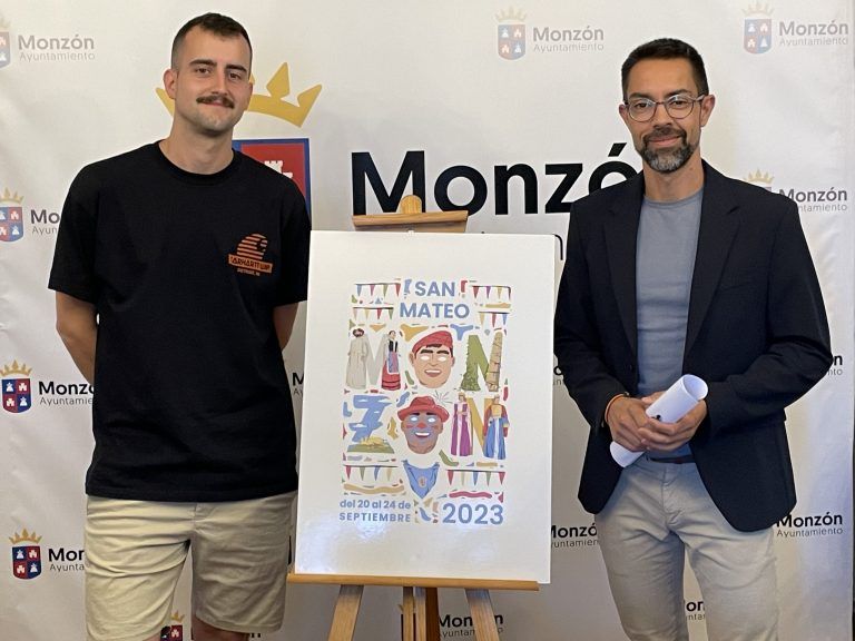 ‘Colores, Fiestas y Tradiciones’ del Binefarense Guillermo Monje, cartel de San Mateo 2023