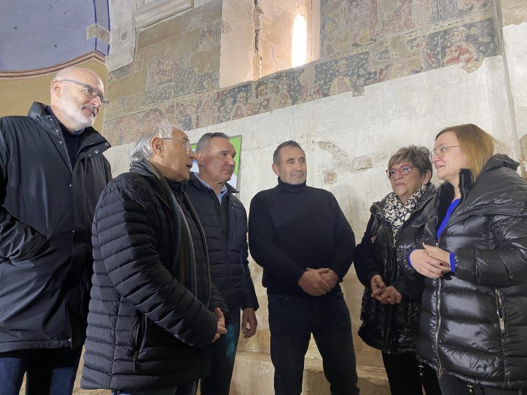 La Comarca del Cinca Medio mostrará con visitas guiadas las pinturas murales románicas de la iglesia templaria de Cofita
