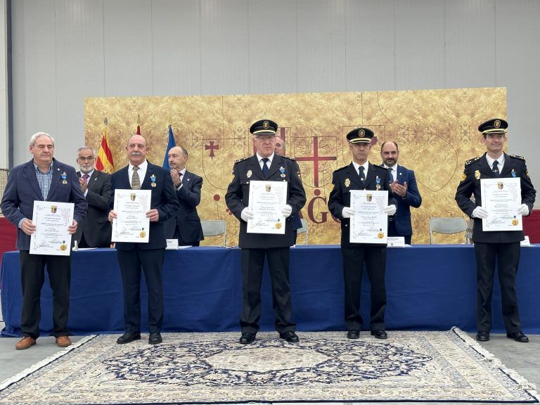 Barbastro reconoce el trabajo de la Policía y Guardia Civil en la II entrega de Medallas al Mérito Policial