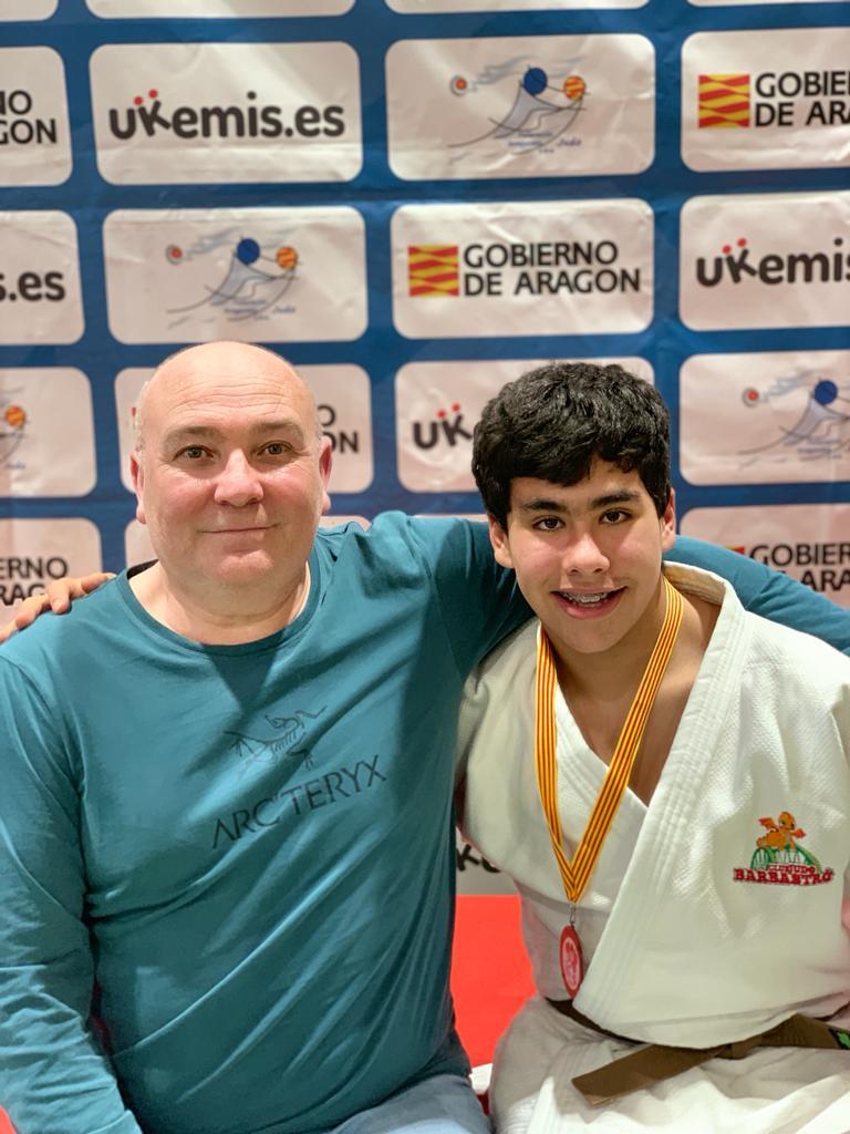 Juan José Oroño, primera medalla para el Club Judo Barbastro