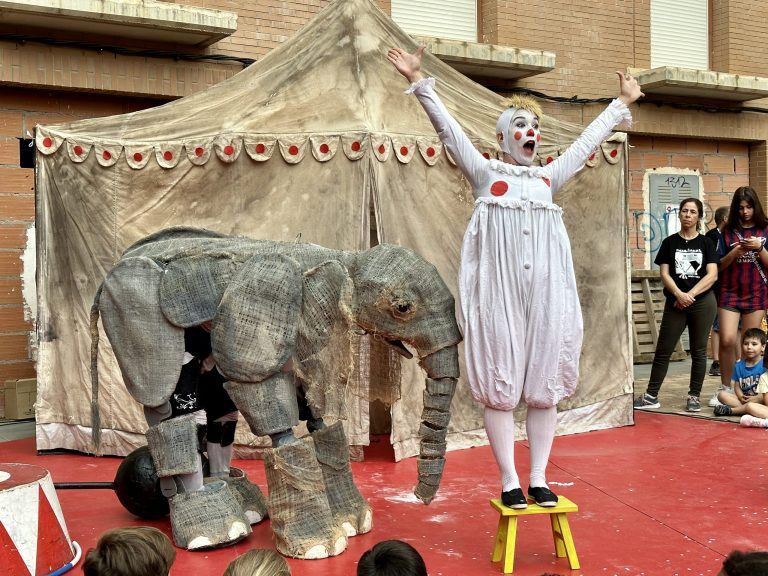Tarde de circo en IMAGINARIA con La Maquiné en Binéfar