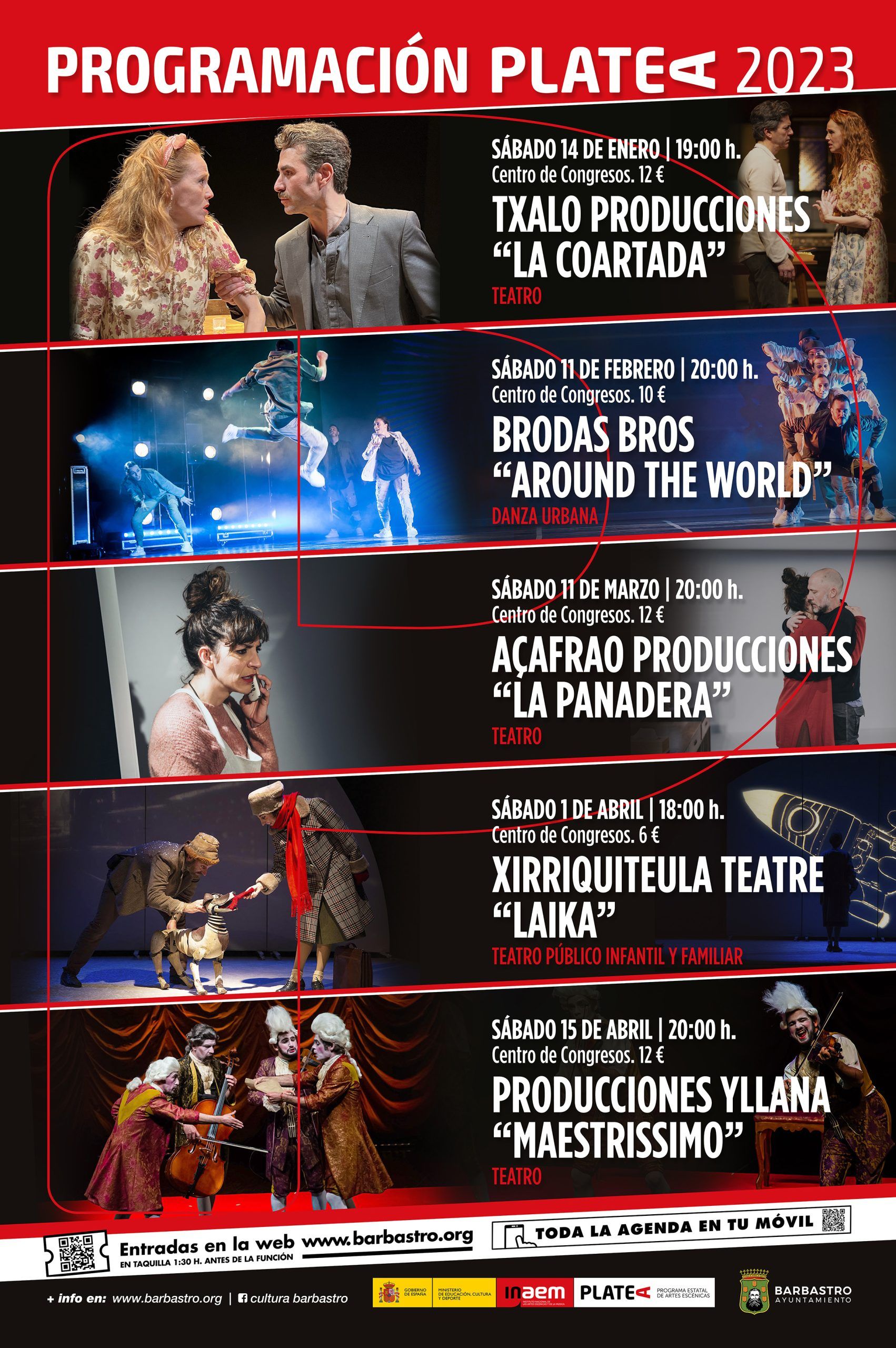 PLATEA comienza con ‘La coartada’ de Txalo Producciones en Barbastro