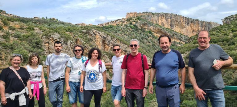 Alquézar y Rupit estrechan lazos de colaboración como Mejores Pueblos Turísticos del Mundo