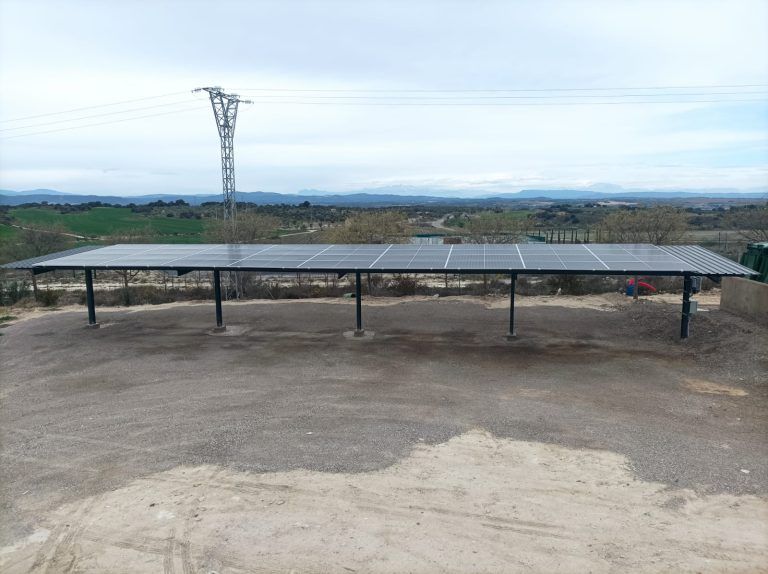 La Comarca del Somontano instala unaPlanta Fotovoltaica para Autoconsumo para abastecer de energía al Punto Limpio