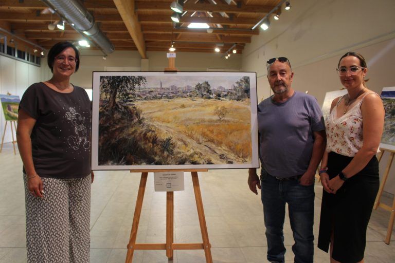 Carlos Cardona gana el premio de honor Concurso Pintura Rápida de Binéfar