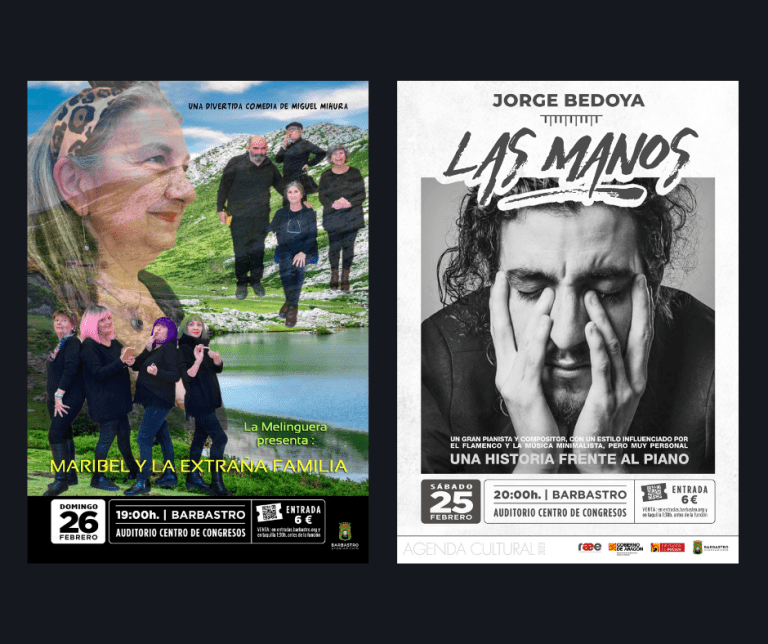 Propuestas culturales del Ayuntamiento de Barbastro este fin de semana