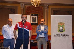 Recepción UD Barbastro. Ayuntamiento de Barbastro.