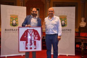 Recepción UD Barbastro. Ayuntamiento de Barbastro.