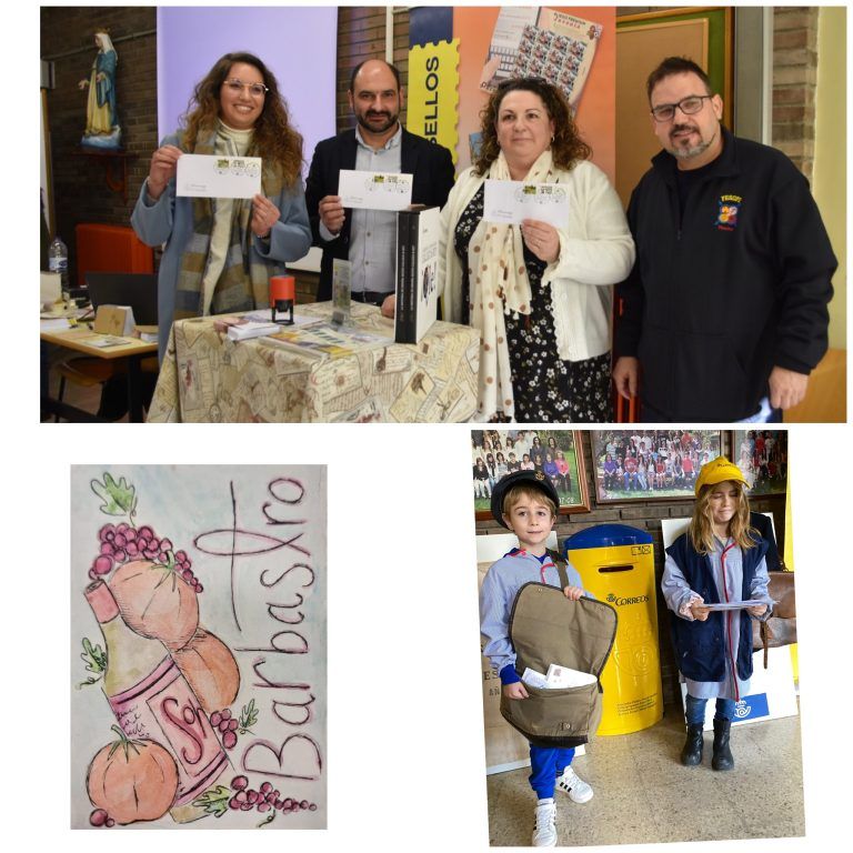 Exposición de sellos en el Colegio San Vicente de Paúl de Barbastro
