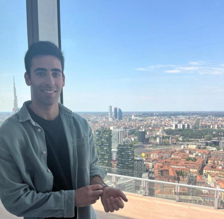 Somontanenses por el mundo: Jorge Olivera Pines en… Milán