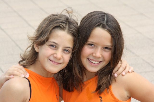 Dos nadadoras del C.P.C. Somontano compiten en el Campeonato de España alevín e infantil de sincronizada C.P.C. Somontano