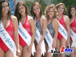 Concurso de belleza de Xela. Foto: S.E.