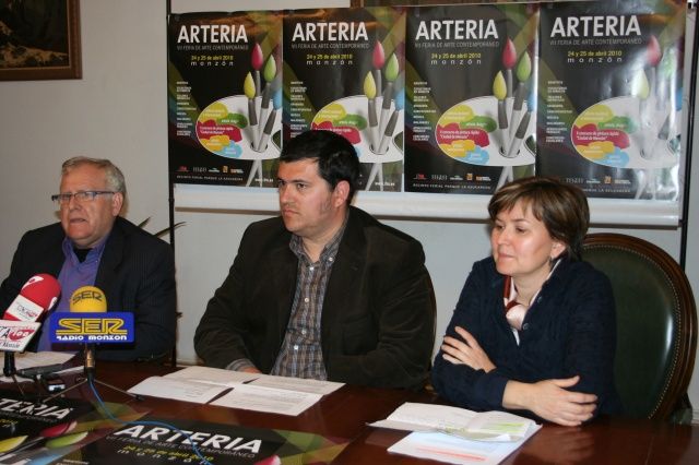 Arteria 2010 reúne en Monzón obra consagrada y emergente, el trabajo de escuelas y asociaciones y la creatividad infantil Arteria Monzón