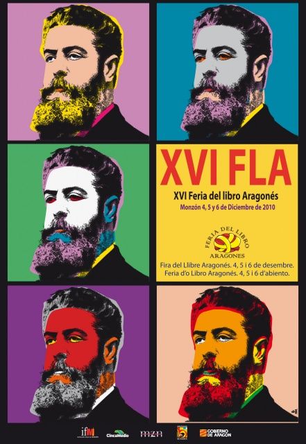 Joaquín Costa, protagonista del cartel de la Feria del Libro Aragonés