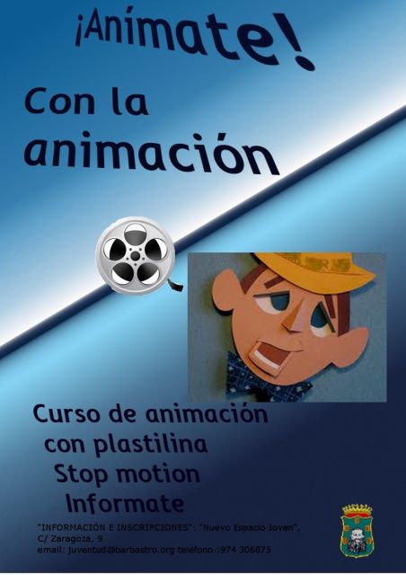 El Área de Juventud de Barbastro ofrece un curso de Claymation