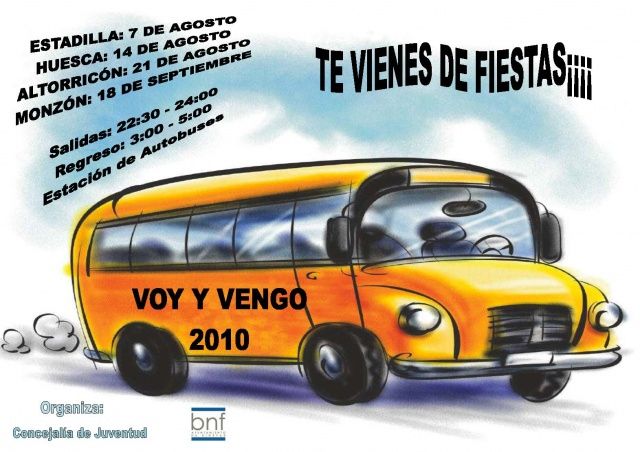 El “Voy y vengo” visitará cuatro localidades en fiestas