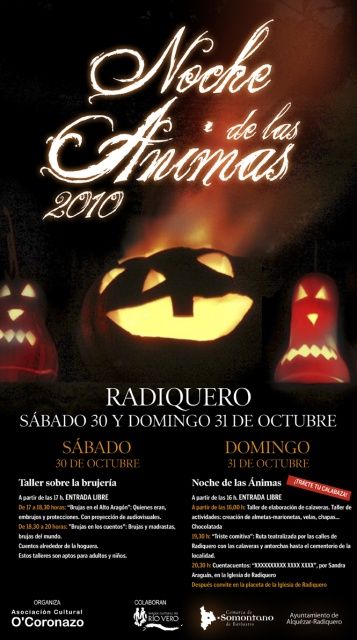 Radiquiero celebra la Noche de las Ánimas este fin de semana