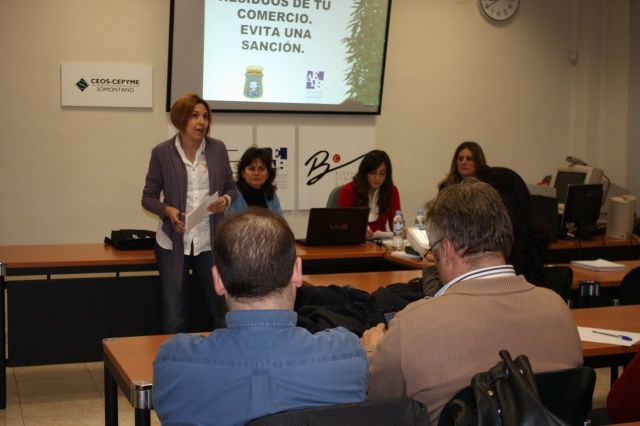 El comercio barbastrense se conciencia de la importancia de una buena gestión de los residuos