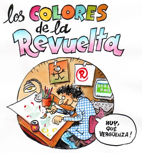 La exposición de cómics “Los colores de la Revuelta”, de Encarna Revuelta, en Replega-2009