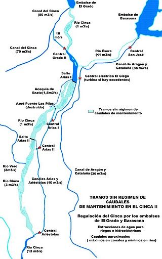 Ecologistas en Acción presenta alegaciones al diagnóstico ambiental de los saltos hidroeléctricos de Hidronitro en el Cinca Ecologistas en Acción