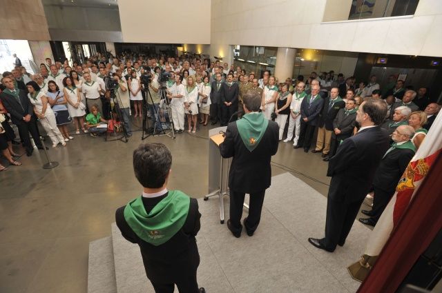 Antonio Cosculluela destaca el compromiso y vocación de servicio público de los alcaldes de la provincia