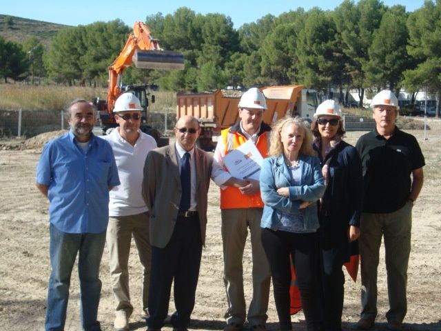 Comienzan las obras para la construcción del Centro de Servicios del polígono industrial Valle del Cinca de Barbastro