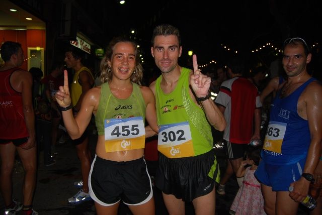 Los catalanes Albert Caballero y Mireia Sosa vencen en el 10 K. trofeo “Fiestas de Barbastro”