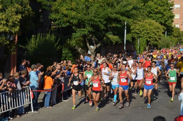Varios heridos en el XX Medio Maratón Ruta Vino del Somontano