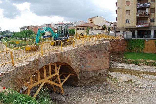 El Puente Viejo sobre el Sosa de Monzón se abrirá al paso de peatones el 4 de diciembre, festividad local de Santa Bárbara