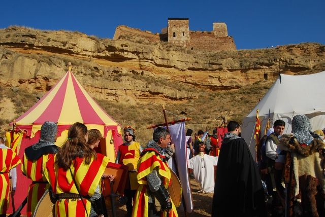 Al asalto del castillo templario de Monzón