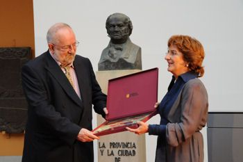 Darío Villalba recibe el Premio Aragón Goya 2009