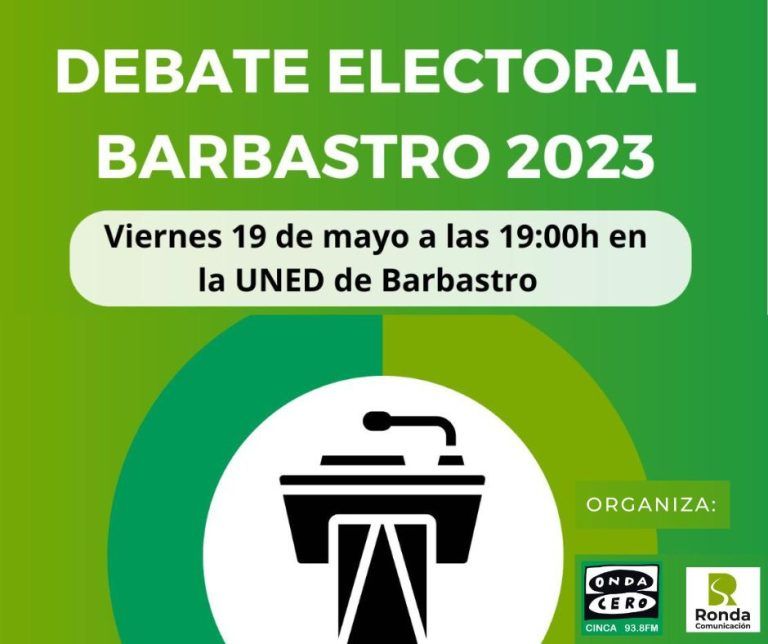 Debate Electoral: Elecciones al Ayuntamiento de Barbastro 2023