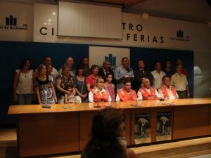 Cruz Roja recibió el trofeo "David Gómez Samitier". Foto I.L.