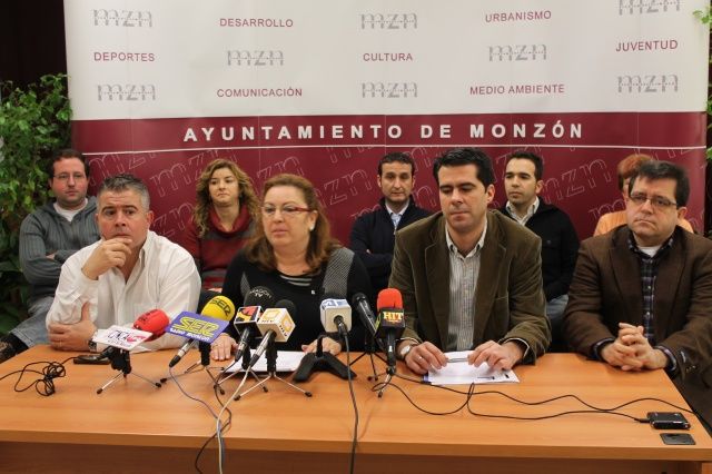 El equipo de gobierno planifica un expediente de regulación de empleo ante la delicada situación económica del Ayuntamiento de Monzón