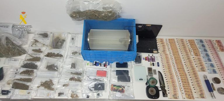 Guardia Civil desmantela un punto de venta de droga en Ribagorza
