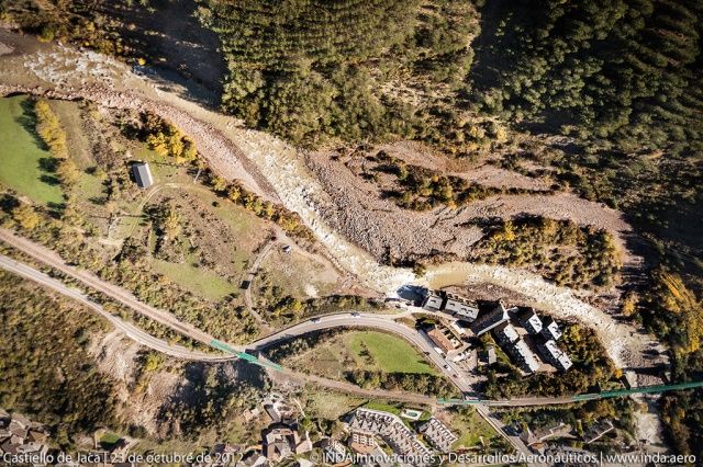 La Confederación Hidrográfica del Ebro informa de las obras de emergencia para reparar los daños por las recientes avenidas
