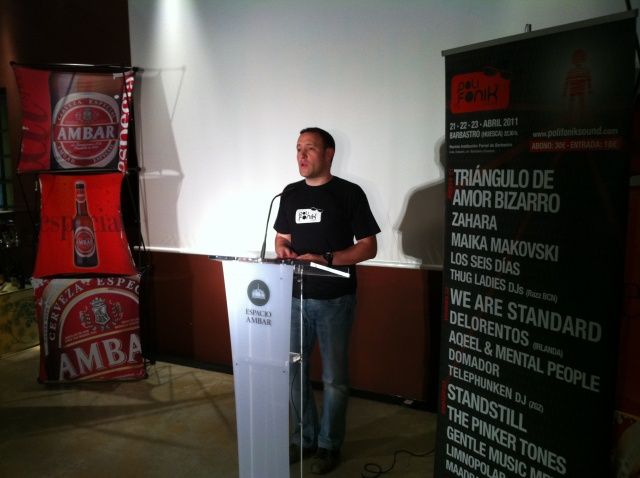 Presentación del cartel PolifoniK Sound 2011 en el Espacio Ambar de Zaragoza