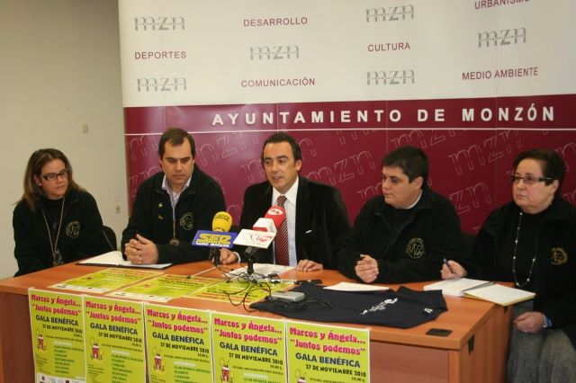 Gala benéfica a favor de dos niños afectados de distrofia muscular congénita en Monzón