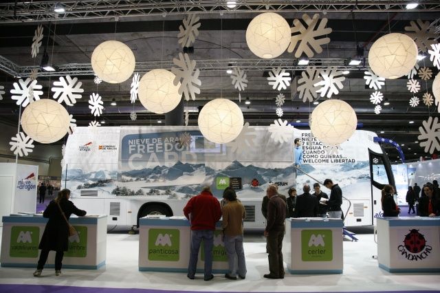 Toda la oferta de Nieve de Aragón, en la feria NATURIVA de Madrid