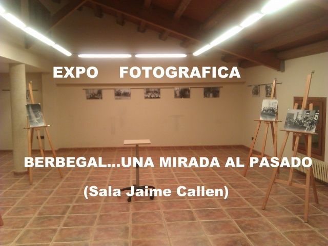 Exposición fotográfica sobre Berbegal en el Ayuntamiento