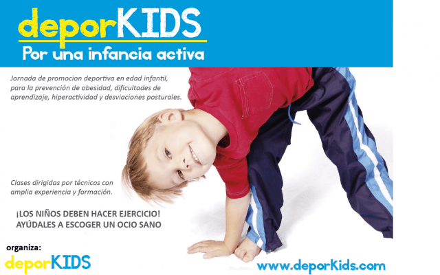 Jornada de iniciación al deporte para niños en la plaza del Mercado de Barbastro