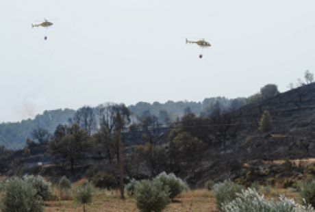 La alerta Roja + por riesgo de incendios se extiende a todo Aragón